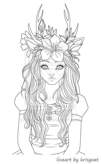 Coloring Pages For Adults Girls
 Ausmalbilder Anime