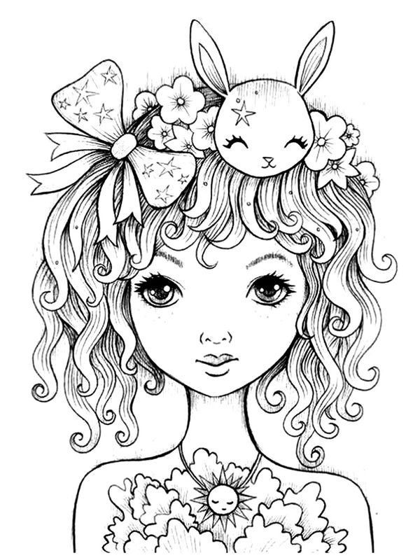 Coloring Pages For Adults Girls
 Cute coloring page