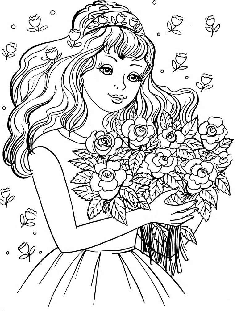 Coloring Pages For Adults Girls
 Print activities has printable worksheets for kids and