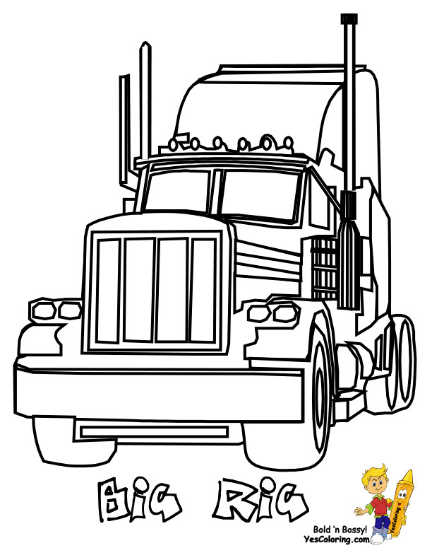 Best 30 Coloring Pages for Boys Trucks - Home, Family, Style and Art Ideas