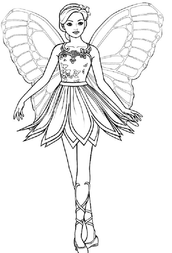 Coloring Pages For Girls Barbie
 81 best Colouring Pages 2 images on Pinterest