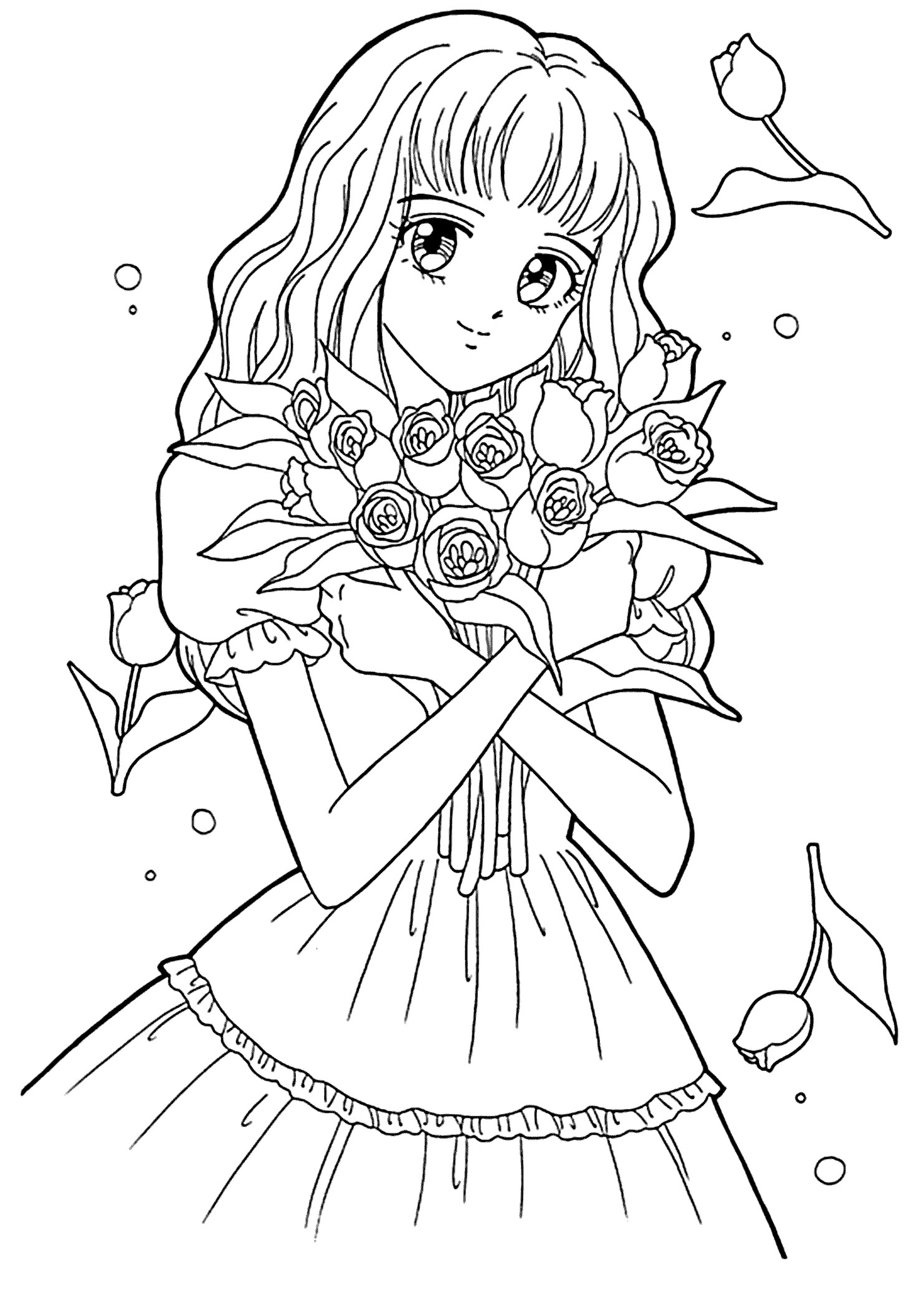 Coloring Pages For Girls Cute
 Best Free Printable Coloring Pages for Kids and Teens