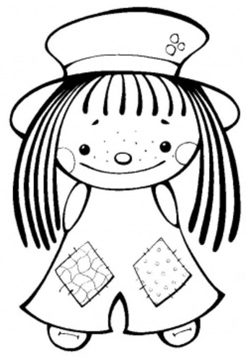 Coloring Pages For Girls Cute
 Cute Girl Coloring Pages For Kids Disney Coloring Pages