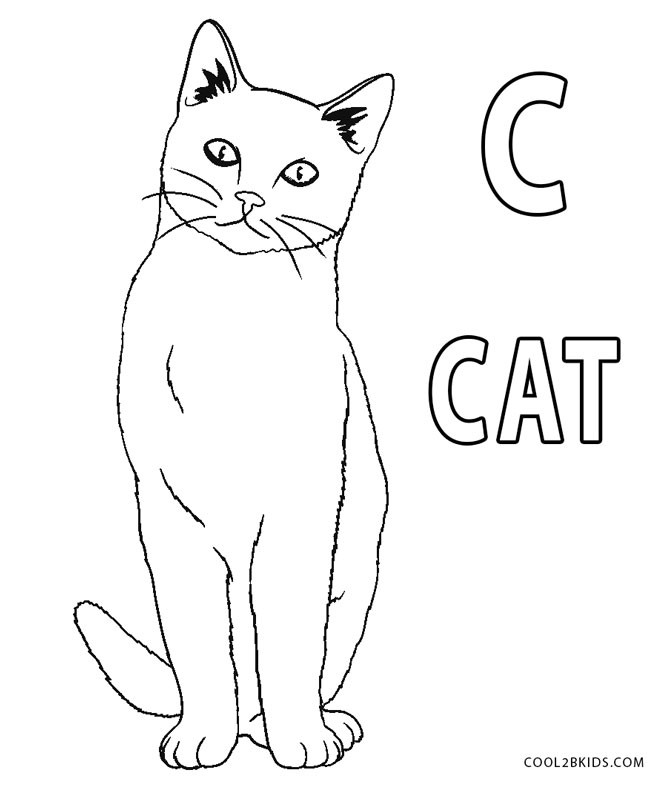 25 Best Ideas Coloring Pages for Kids Cat - Home, Family, Style and Art ...