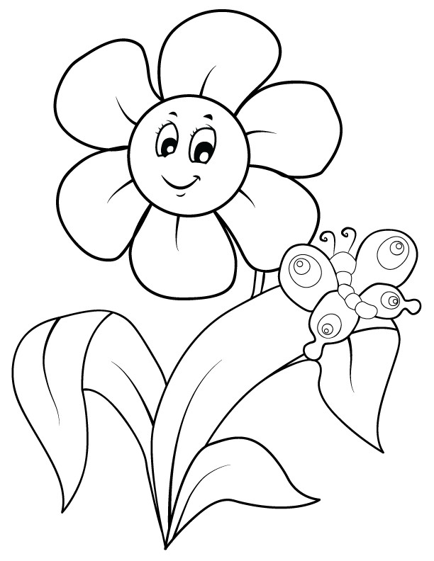 Coloring Pages For Kids Flowers
 Growing Things Kids Environment Kids Health National