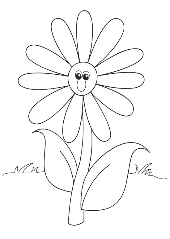 Coloring Pages For Kids Flowers
 Kids Coloring Pages Flowers Coloring Pages