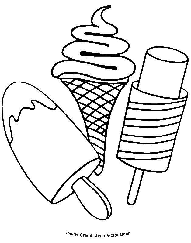 Coloring Pages For Kids Ice Cream
 1126 best Cakes and Ice Cream images on Pinterest