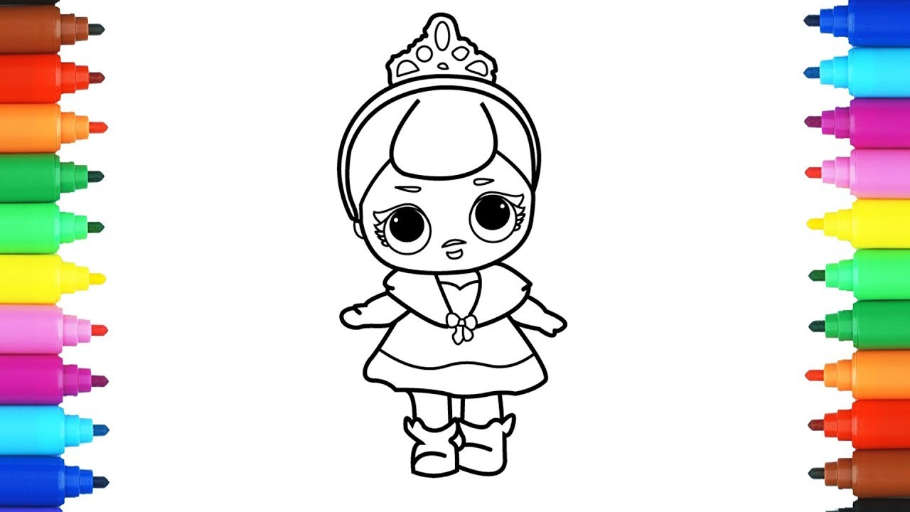 Coloring Pages For Kids Lol
 How to Draw LOL Surprise Dolls Coloring Pages video for