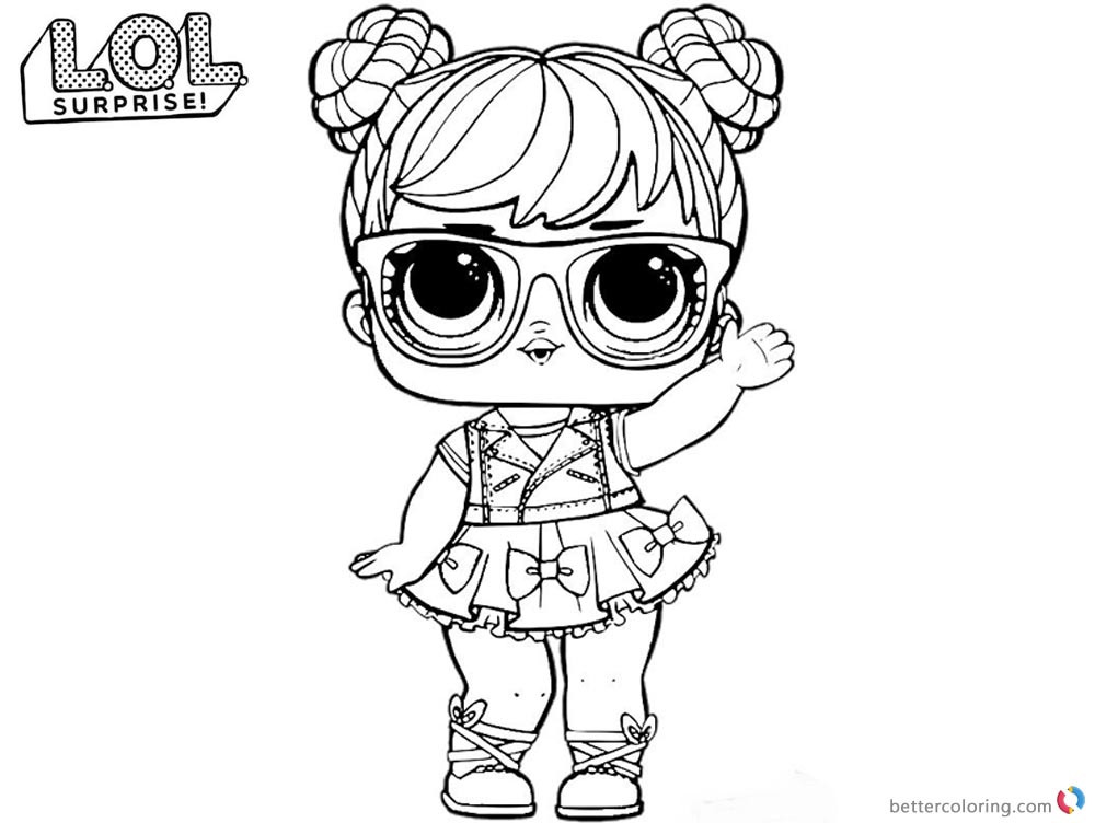 Coloring Pages For Kids Lol
 LOL Coloring Pages Big eyes doll Free Printable Coloring