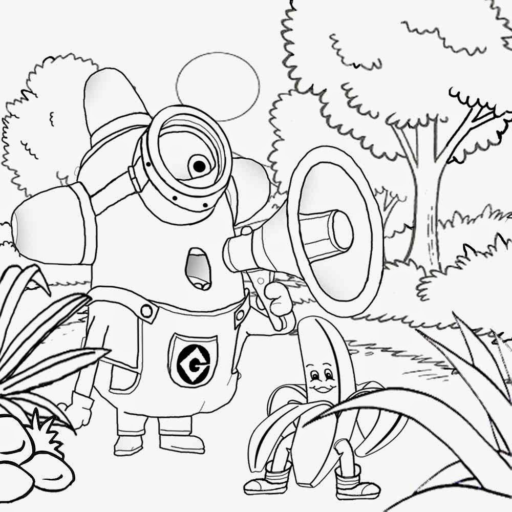 Coloring Pages For Kids Minions
 Free Coloring Pages Printable To Color Kids