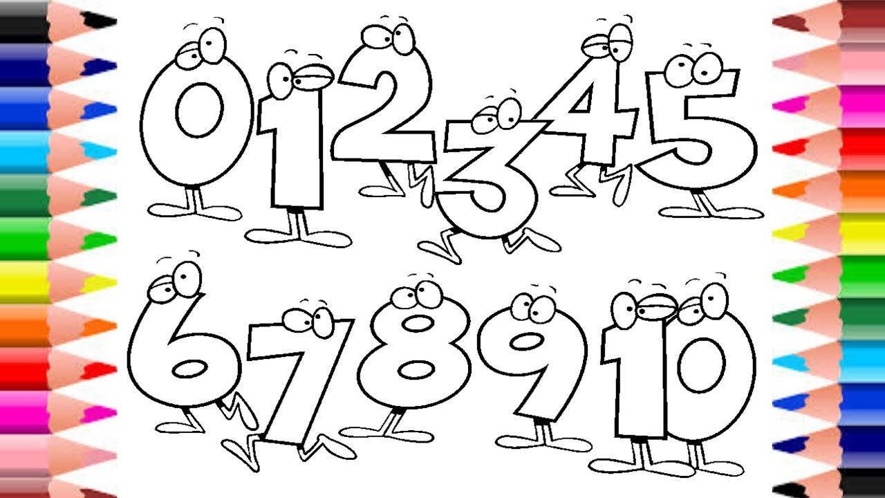 Coloring Pages For Kids Numbers
 LEARN NUMBERS 123 COLORING PAGES FOR KIDS