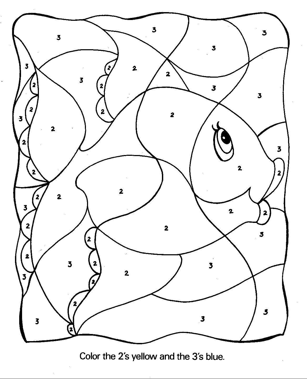 Coloring Pages For Kids Numbers
 Number Coloring Pages 6