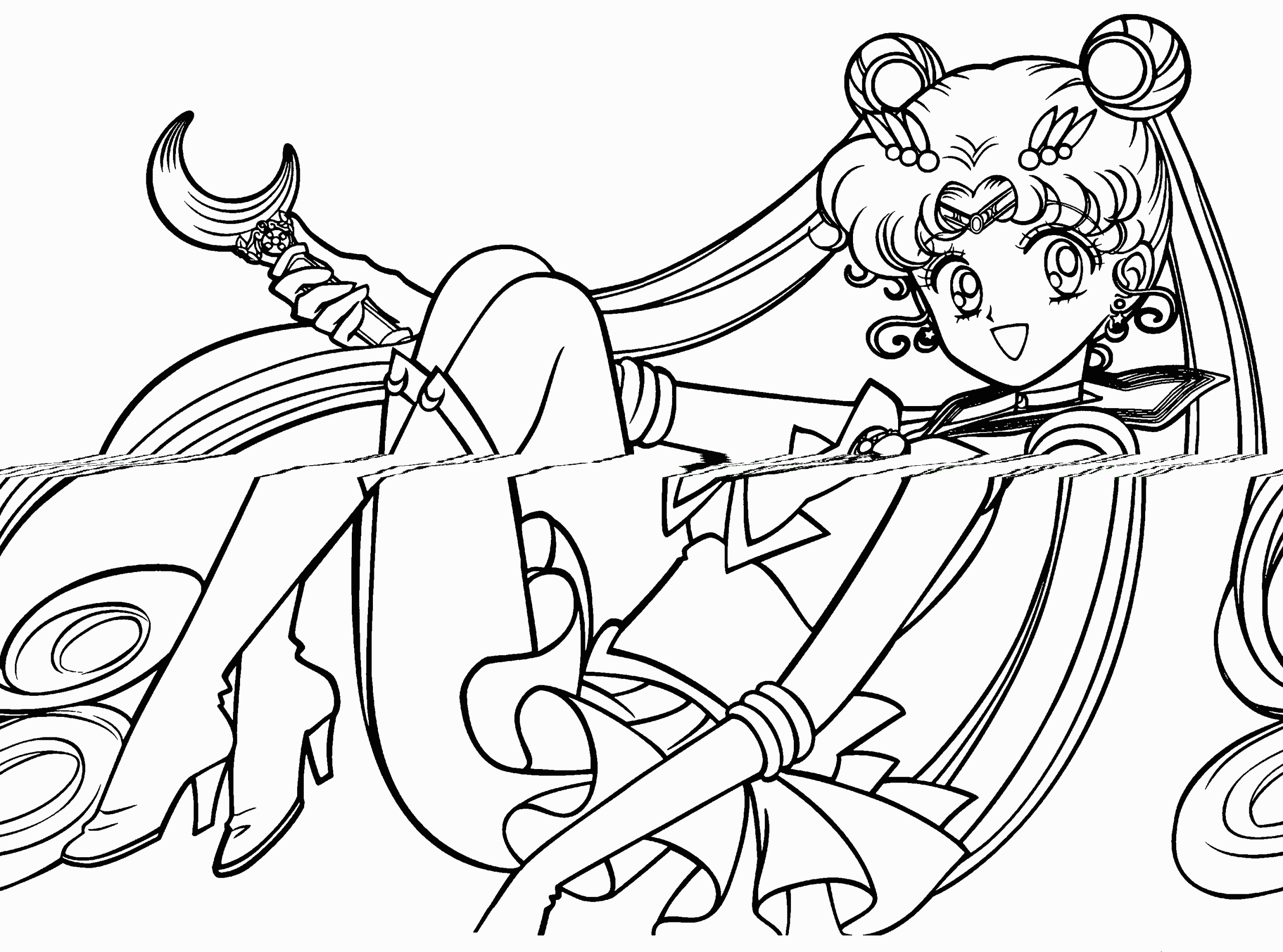 Coloring Pages For Kids Online
 Free Printable Sailor Moon Coloring Pages For Kids