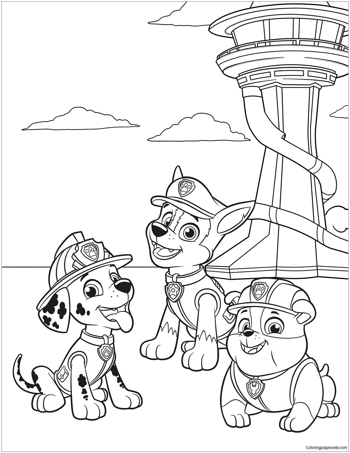Coloring Pages For Kids Paw Patrol
 Paw Patrol 38 Coloring Page