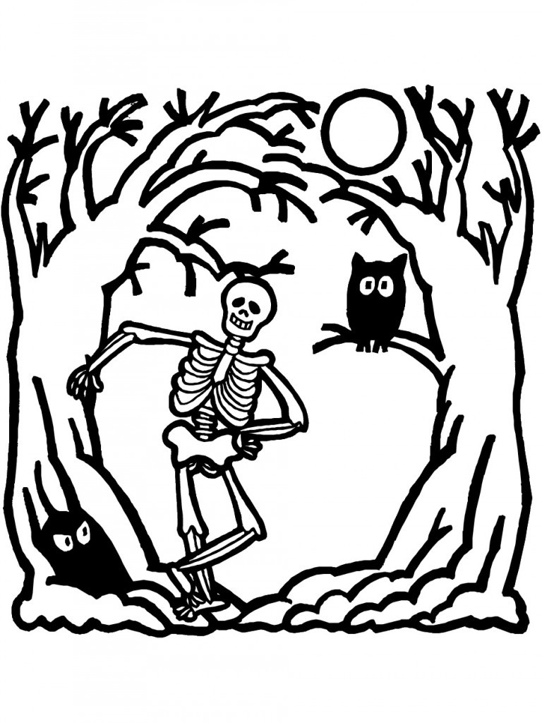 Coloring Pages For Kids Printables
 Free Printable Skeleton Coloring Pages For Kids