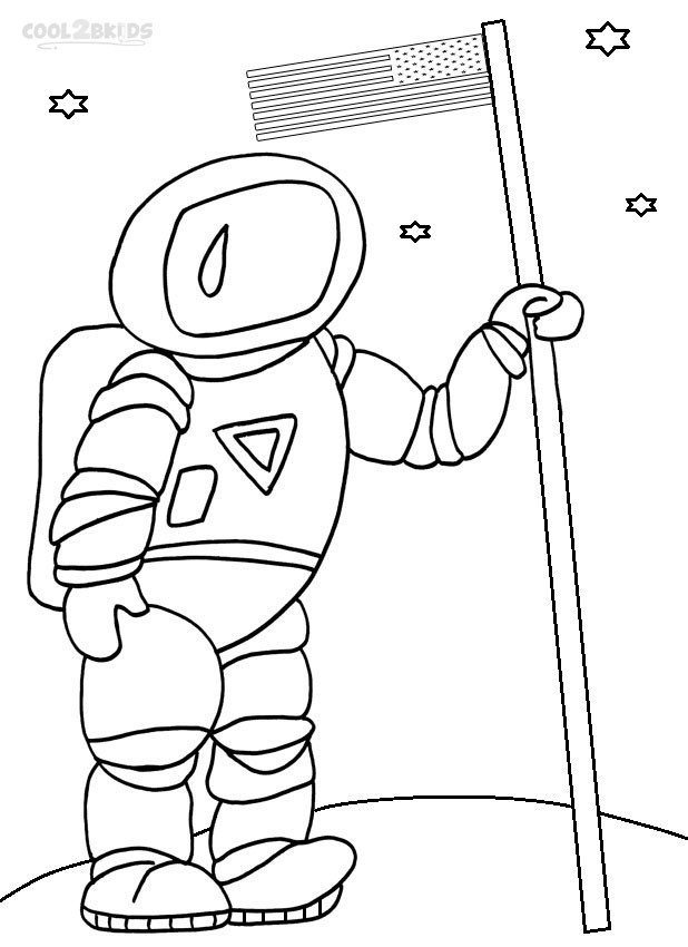 Coloring Pages For Kids Printables
 Printable Astronaut Coloring Pages For Kids