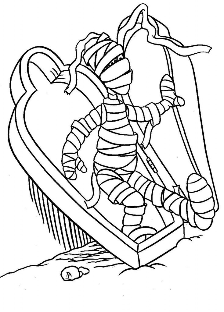 Coloring Pages For Kids Printables
 Free Printable Mummy Coloring Pages For Kids