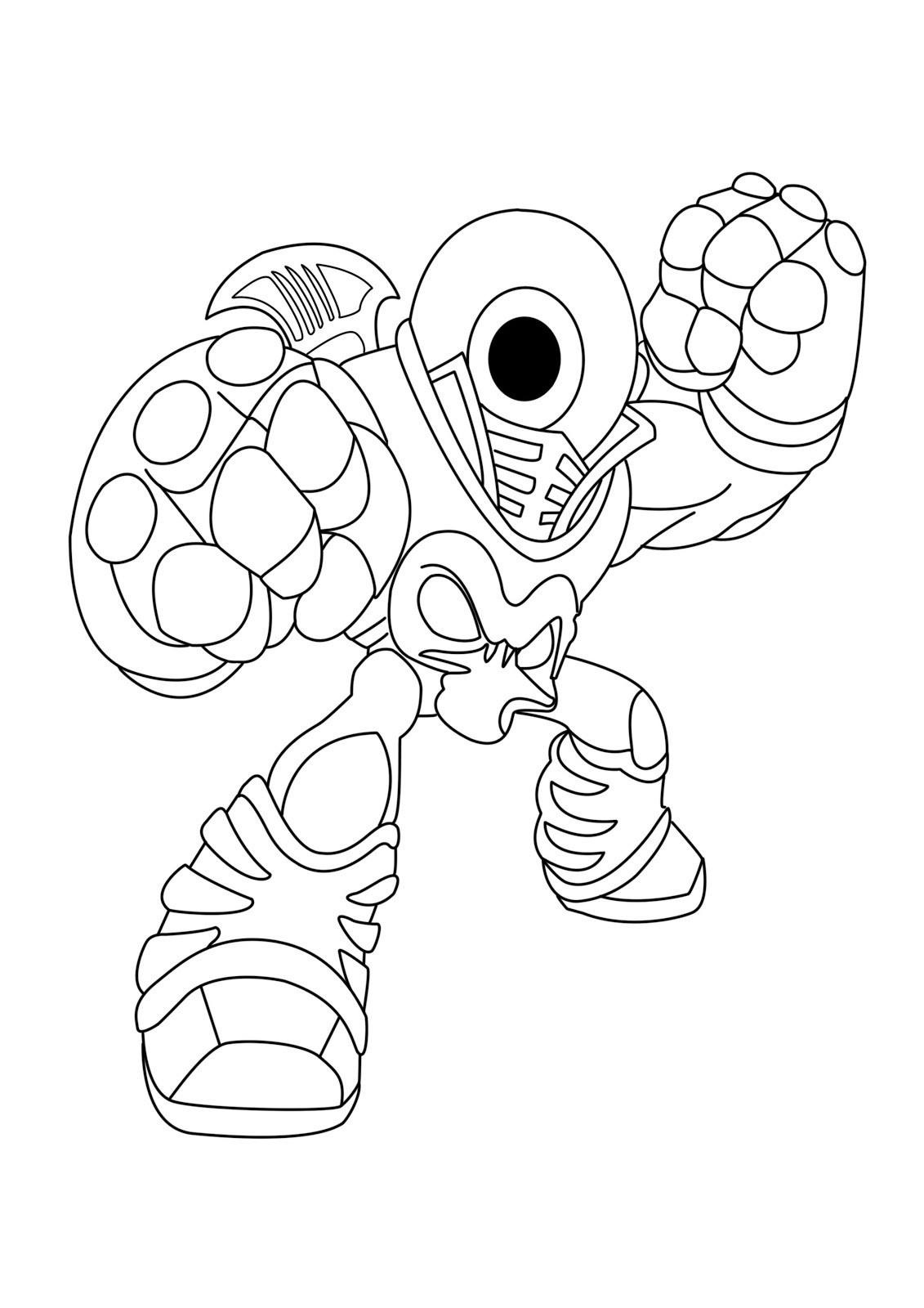 Coloring Pages For Kids Skylander
 Free Printable Skylander Giants Coloring Pages For Kids