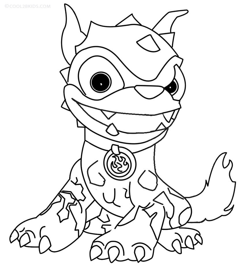 Coloring Pages For Kids Skylander
 Printable Skylander Giants Coloring Pages For Kids