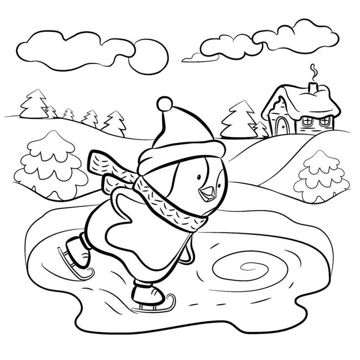 Coloring Pages For Kids Winter
 Winter Coloring Pages