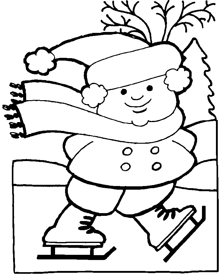 Coloring Pages For Kids Winter
 s Winter Clothes Cliparts