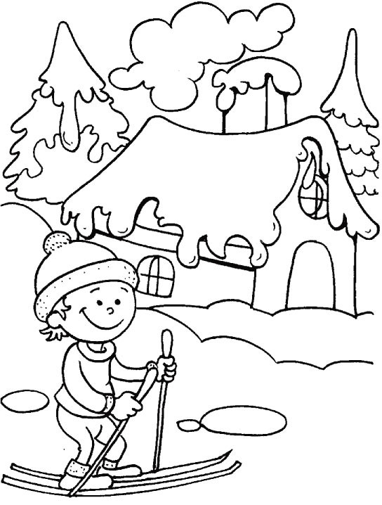 Coloring Pages For Kids Winter
 Winter Coloring Pages