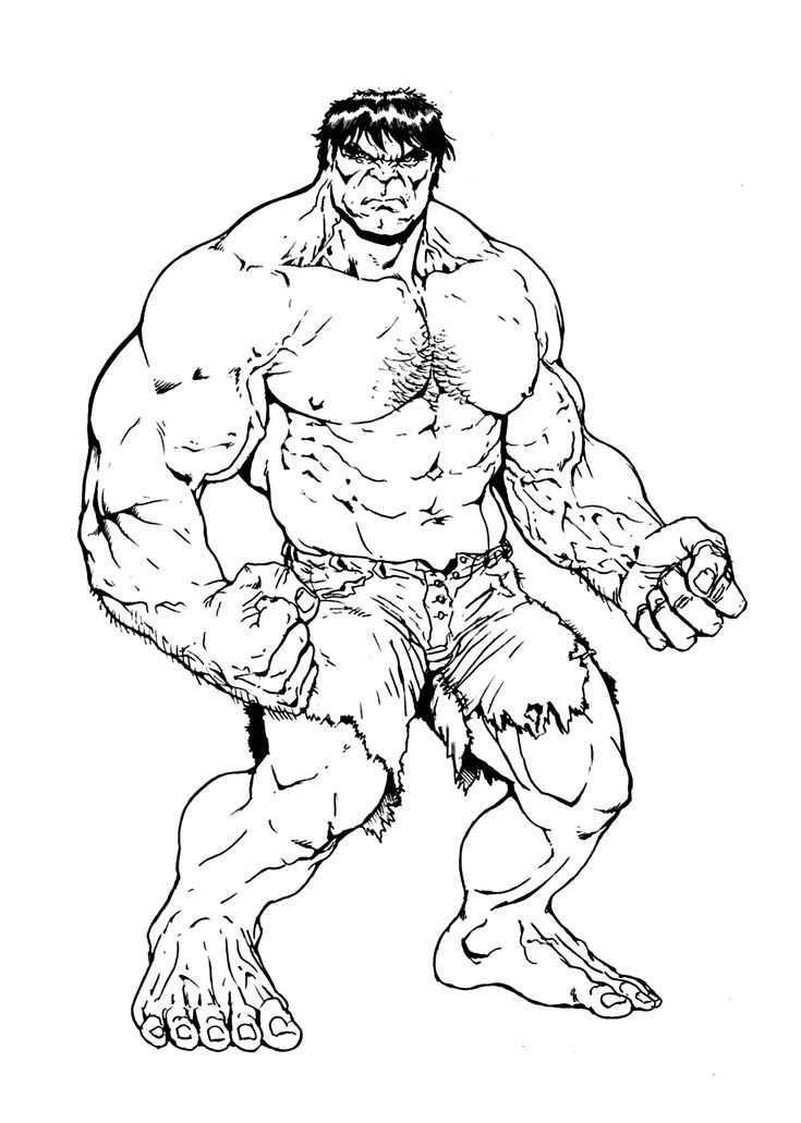 Coloring Pages For Toddler
 Hulk 1 coloring pages for kids printable free
