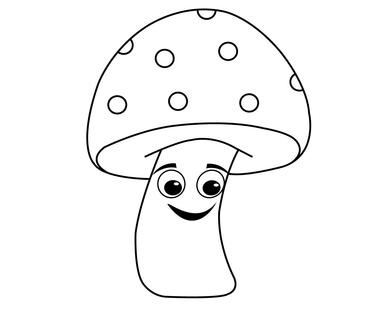 Coloring Pages For Toddler
 Printable Mushroom Coloring Pages For Toddlers