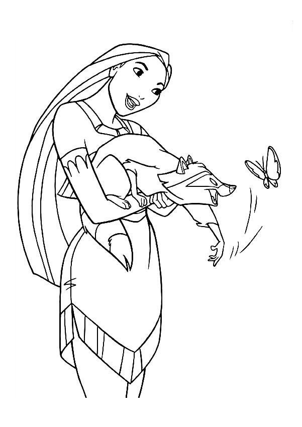 Coloring Pages For Toddlers Free
 Free Printable Pocahontas Coloring Pages For Kids