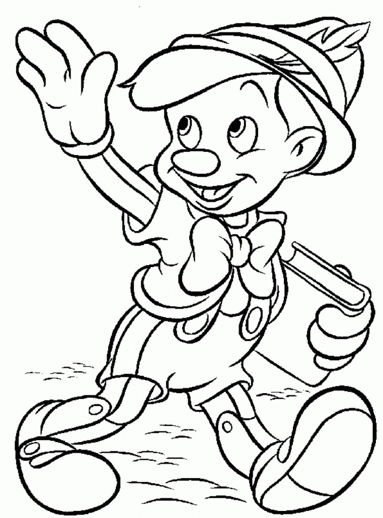 Coloring Pages For Toddlers Printable
 Free Printable Pinocchio Coloring Pages For Kids