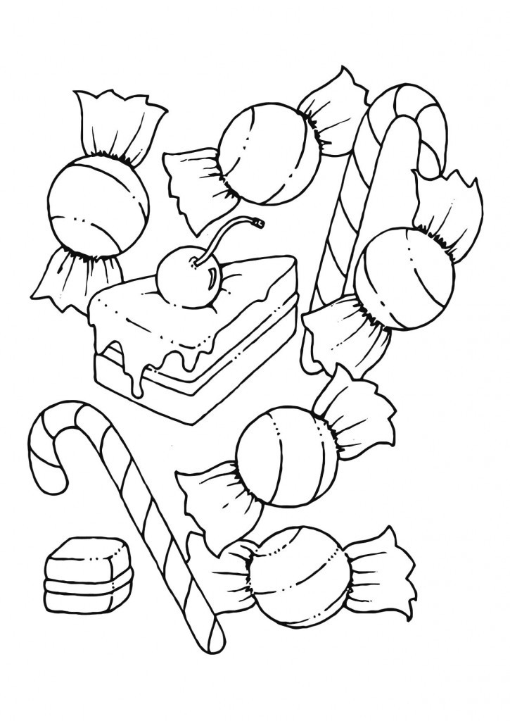Coloring Pages For Toddlers To Print
 Free Printable Candy Coloring Pages For Kids