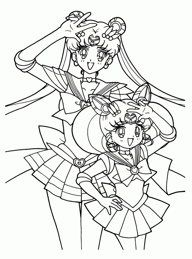 Coloring Pages Kids Com
 Free Printable Sailor Moon Coloring Pages For Kids