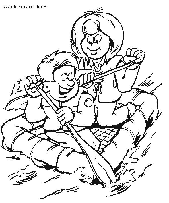 Coloring Pages Kids.Com
 Scouting color page Family People and Jobs coloring