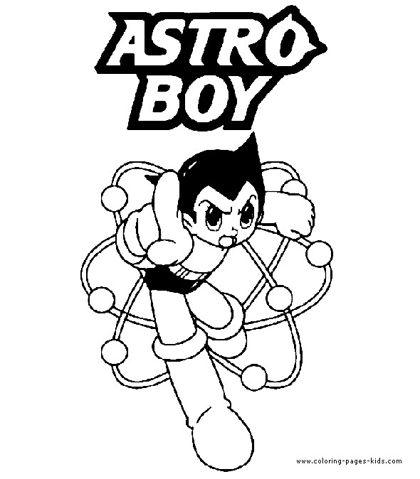 Coloring Pages Kids.Com
 Astro Boy color page Coloring pages for kids Cartoon