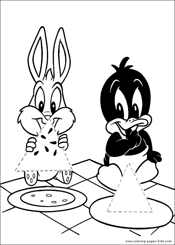 Coloring Pages Kids.Com
 Baby Looney Tunes color page