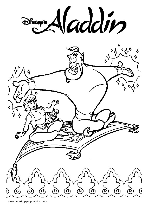 Coloring Pages Kids.Com
 Aladin coloring pages Coloring pages for kids disney