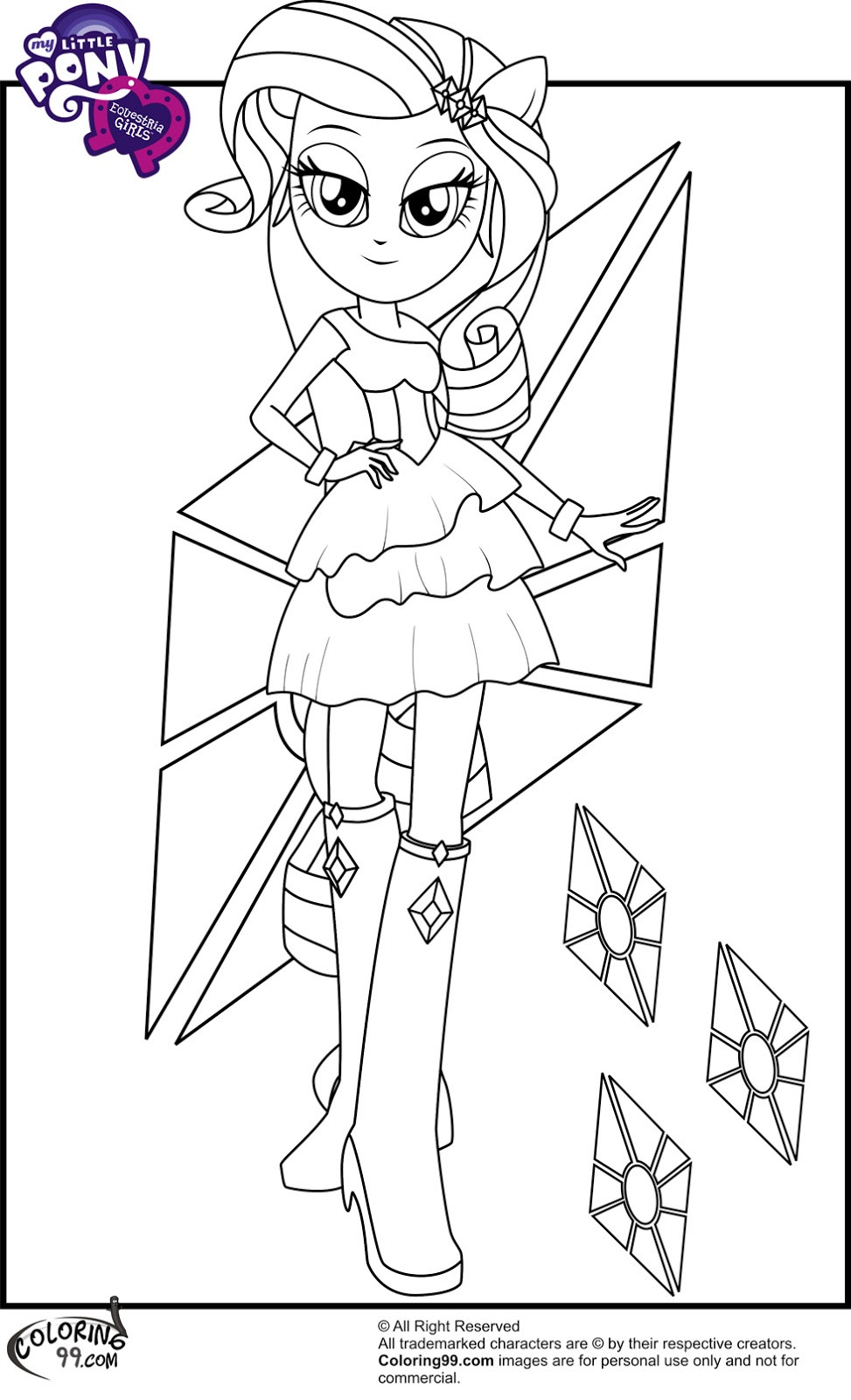 Coloring Pages Little Girls
 Everythingkool