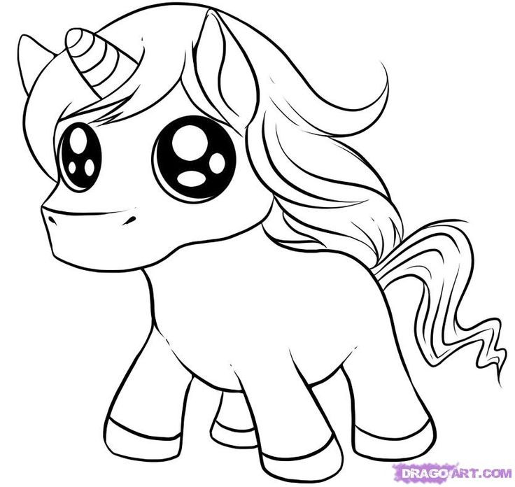 Coloring Pages Of Cute Baby Unicorns
 17 Best images about Unicorn on Pinterest