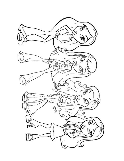 Coloring Pages Of Girls
 Cute Girl Coloring Pages For Kids Disney Coloring Pages
