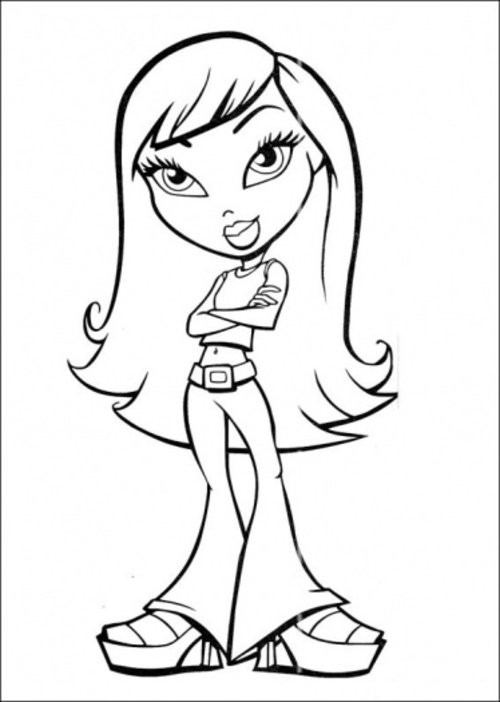 Coloring Pages Of Girls
 Cute Girl Coloring Pages For Kids Disney Coloring Pages