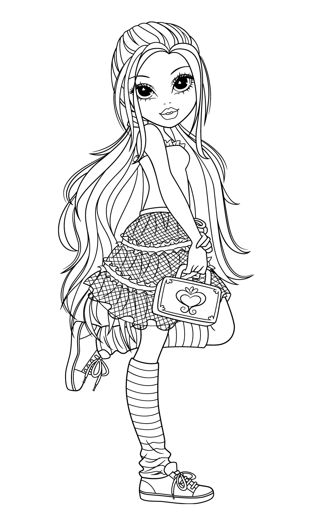 Coloring Pages Of Girls
 New Moxie Girlz Coloring Pages will be added frequently so
