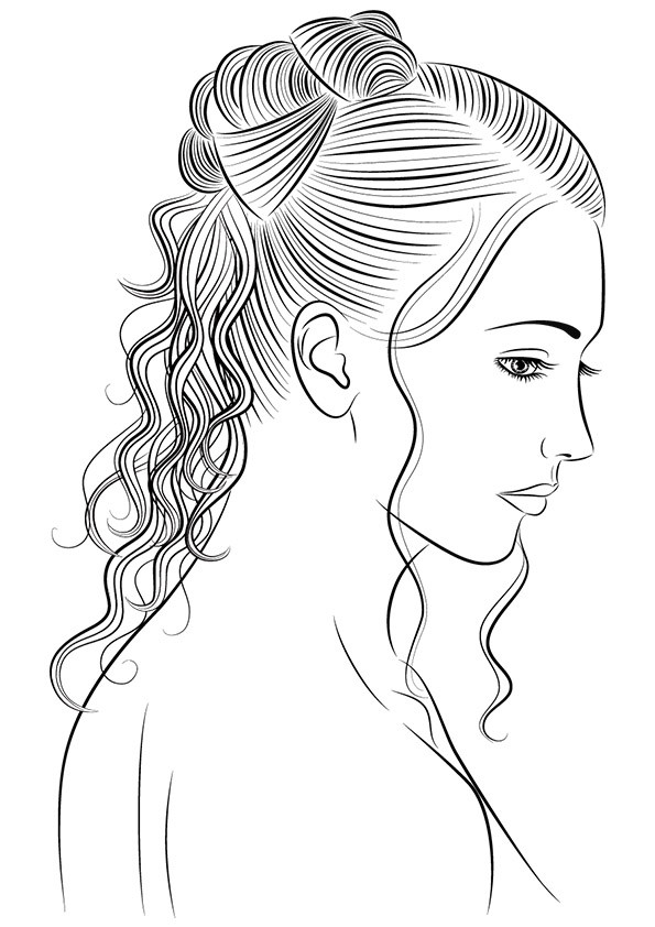 Coloring Pages Of Girls
 Free Printable Coloring Pages for Girls