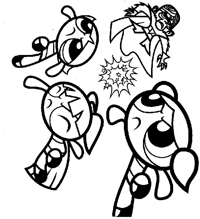 Coloring Pages Of Girls
 Power Puff Girls Coloring Pages