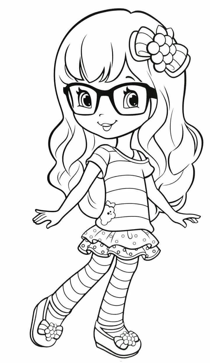 Girl Coloring Pages Detail Coloring Pages