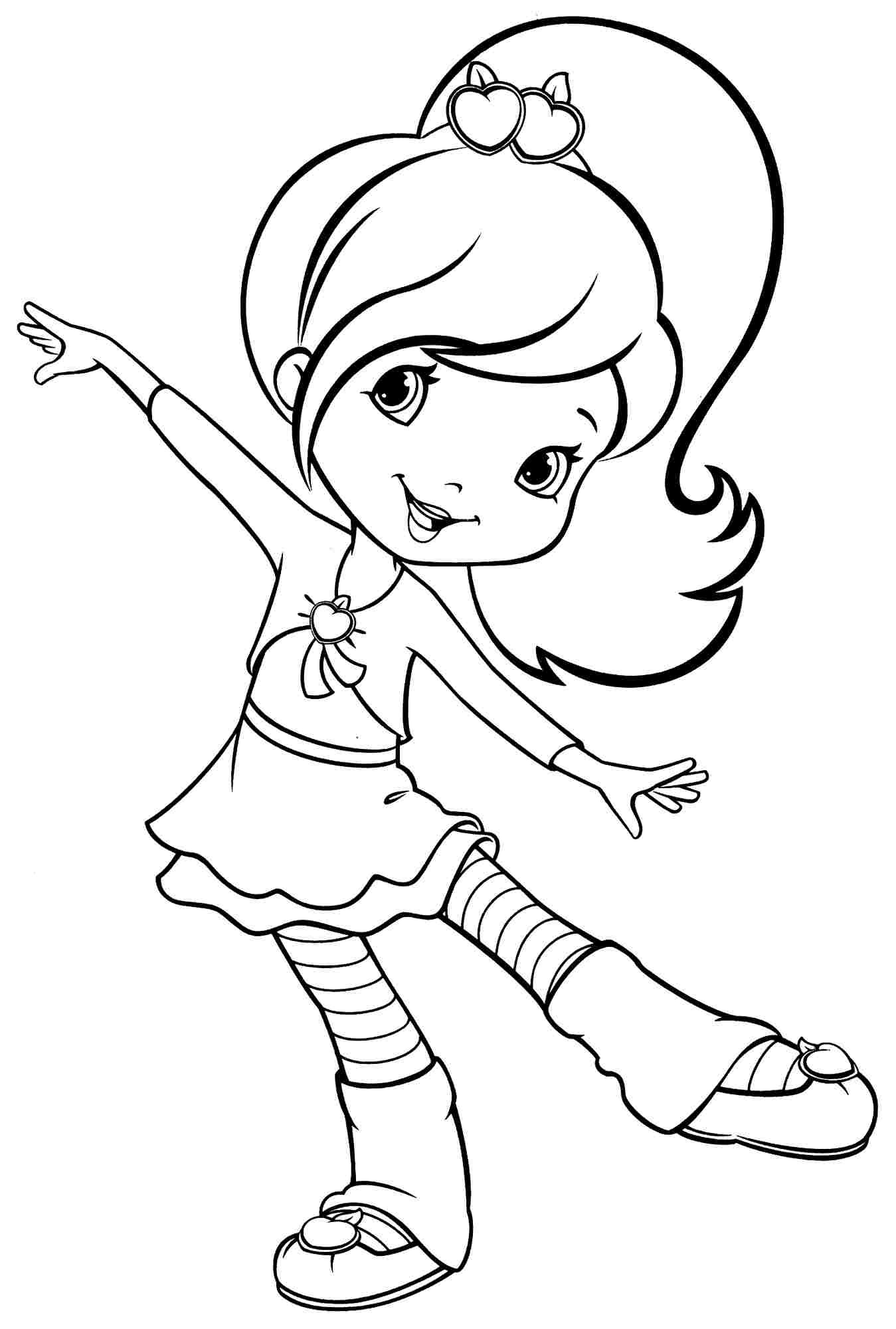 Coloring Pages Of Girls
 Coloring Pages for Girls Best Coloring Pages For Kids