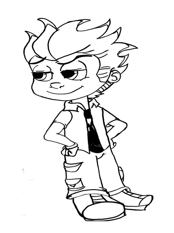 Coloring Pages Toddlers
 Kids Page Johnny Test Coloring Pages