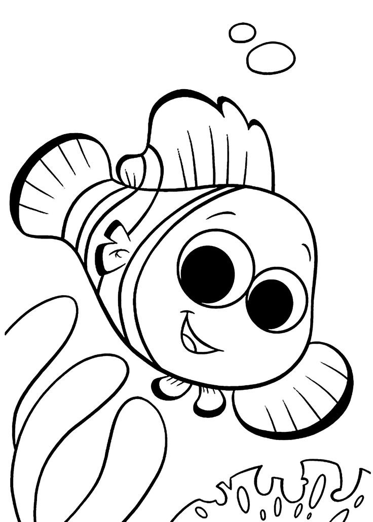 Coloring Paper For Kids
 Finding Nemo coloring pages for kids printable free