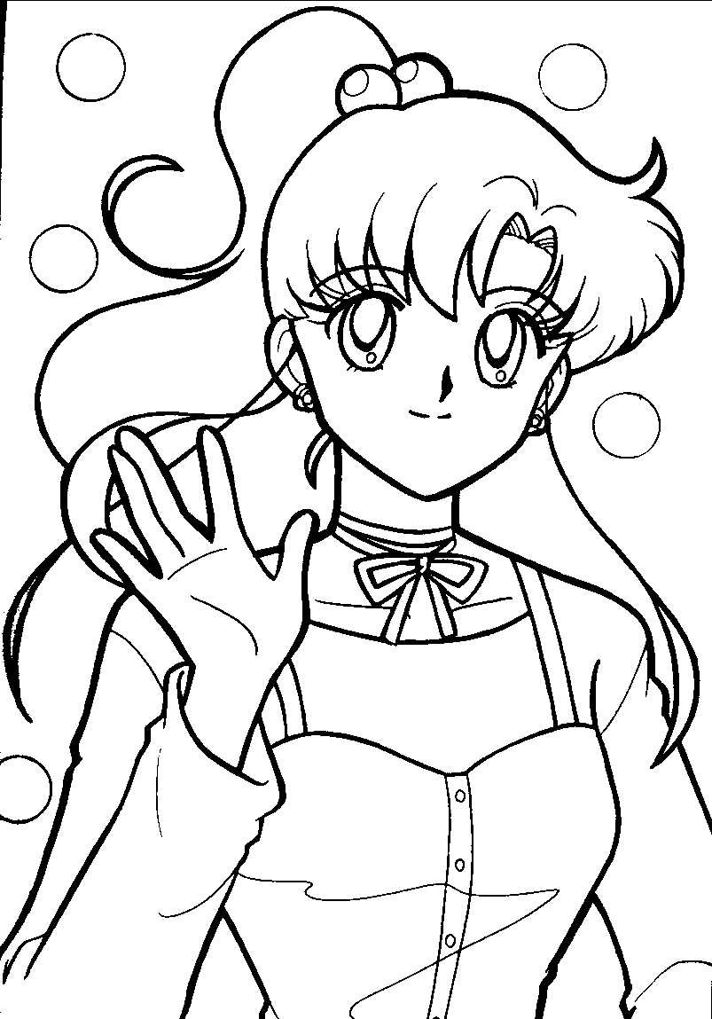 Coloring Paper For Kids
 Free Printable Sailor Moon Coloring Pages For Kids