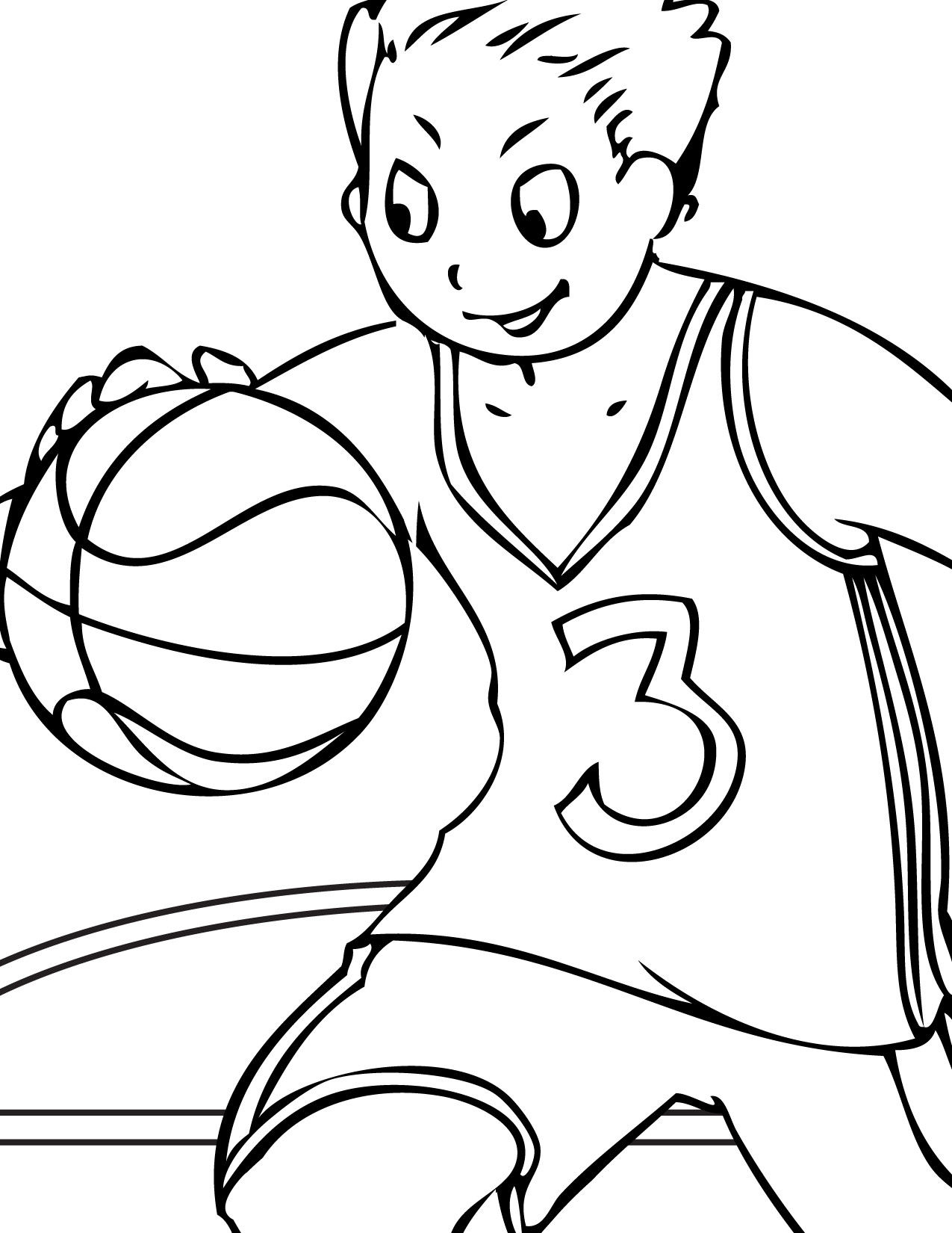 Coloring Paper For Kids
 Free Printable Volleyball Coloring Pages For Kids