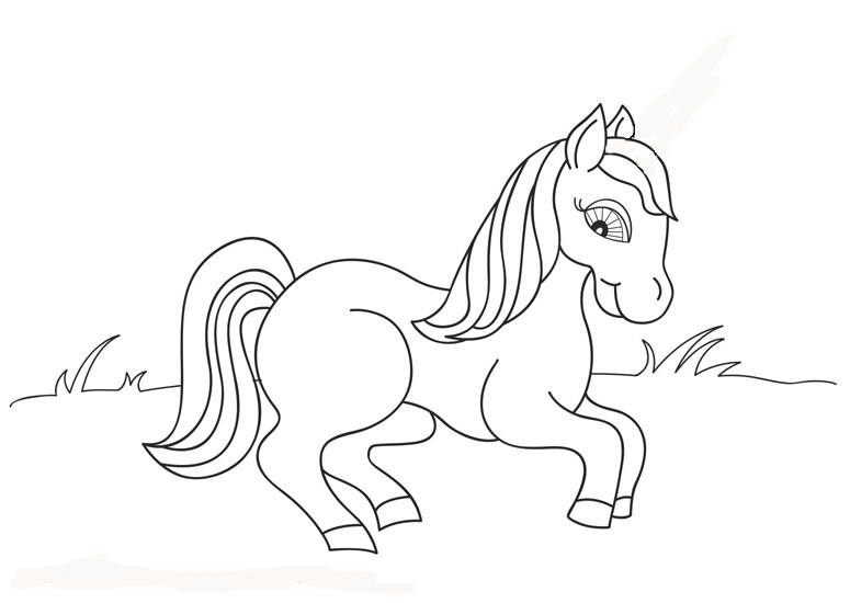 Coloring Printables For Kids
 Horse coloring pages for kids